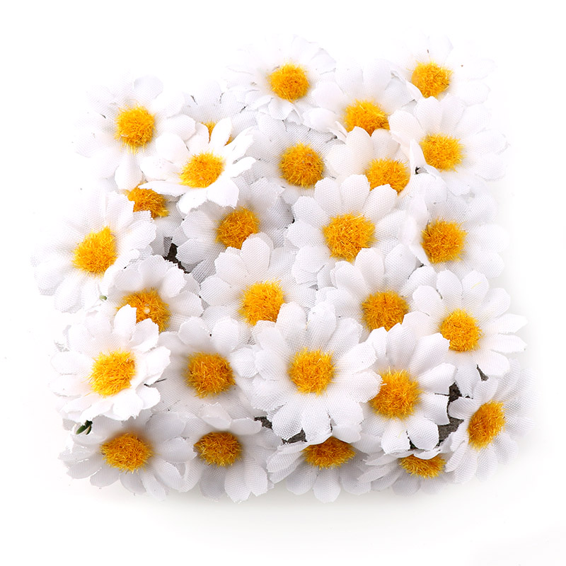 Florist Supply Bulk - 100PC/lot 2.5cm Mini Daisy Decorative Artificial