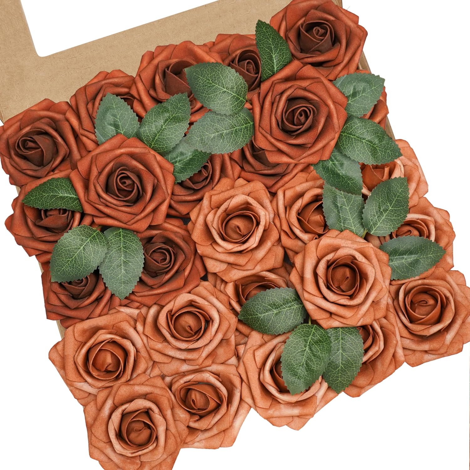 Florist Supply Bulk - 25pcs Artificial Rose for DIY Wedding