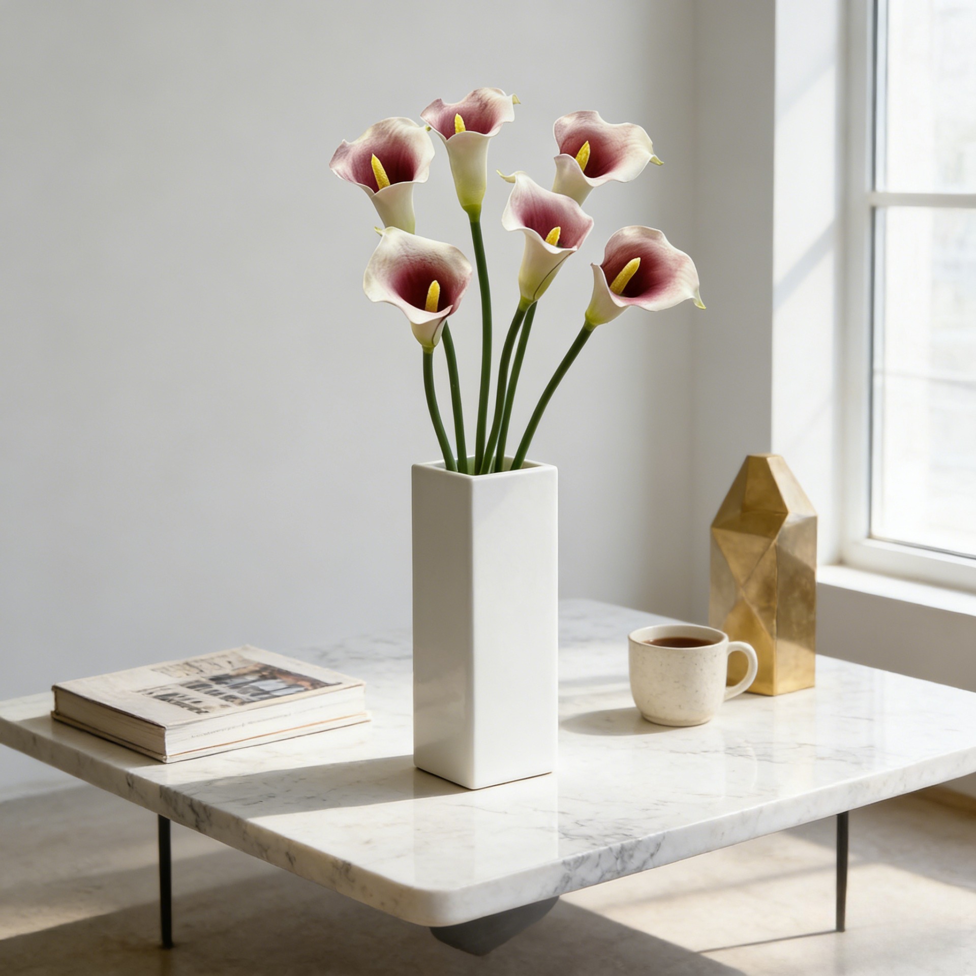 Florist Supply Bulk - 26 Inch Single Stem Crescent Calla