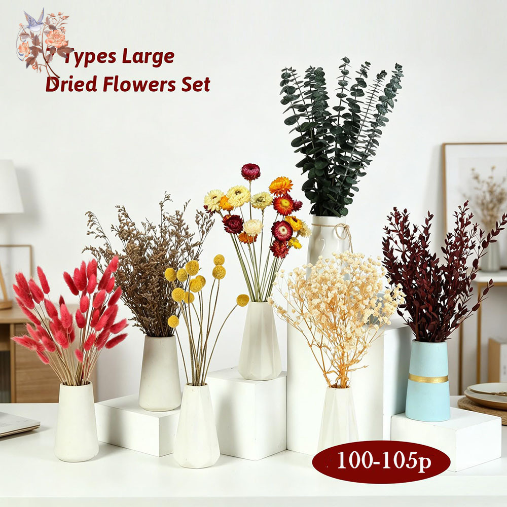 Dried Flowers Bulk Set 7 Kinds - Florist Supply Bulk 评论和价格