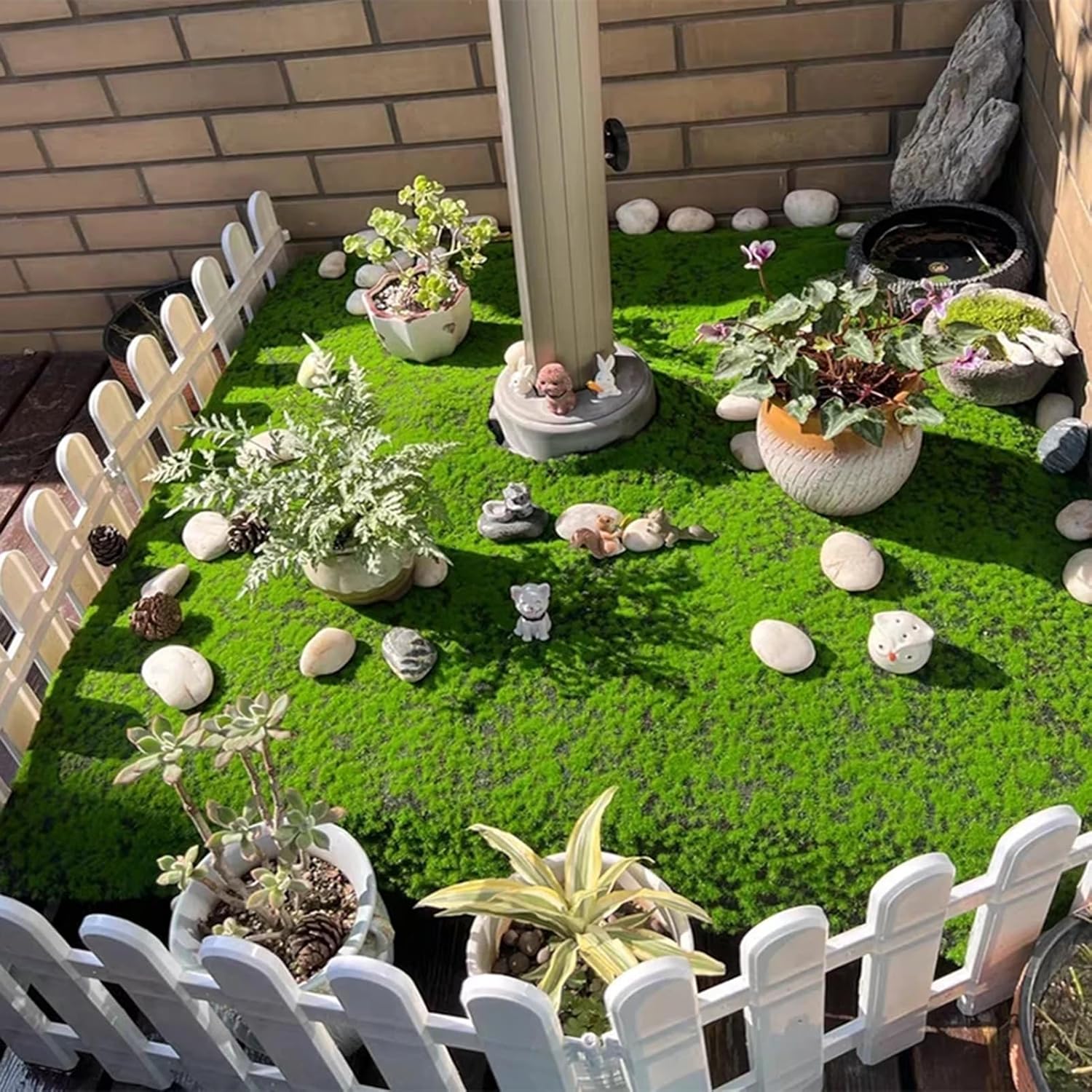 Artificial Moss Mat Fake Grass - Preserved Moss Sheet 评论和价格