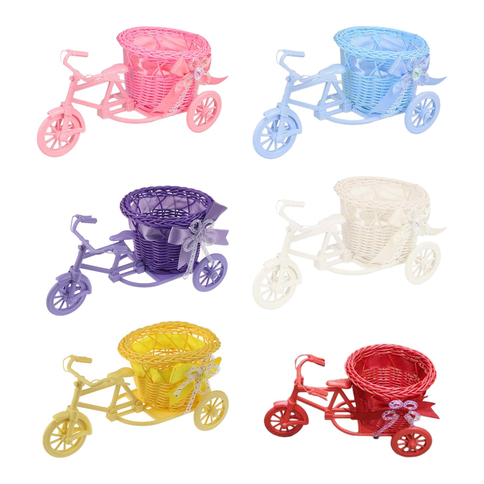 Bicycle Artificial Flower Bask - Florist Supply Vases 评论和价格