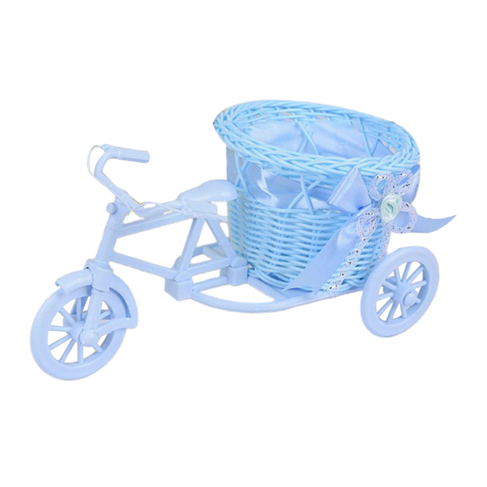 Bicycle Artificial Flower Bask - Florist Supply Vases 评论和价格