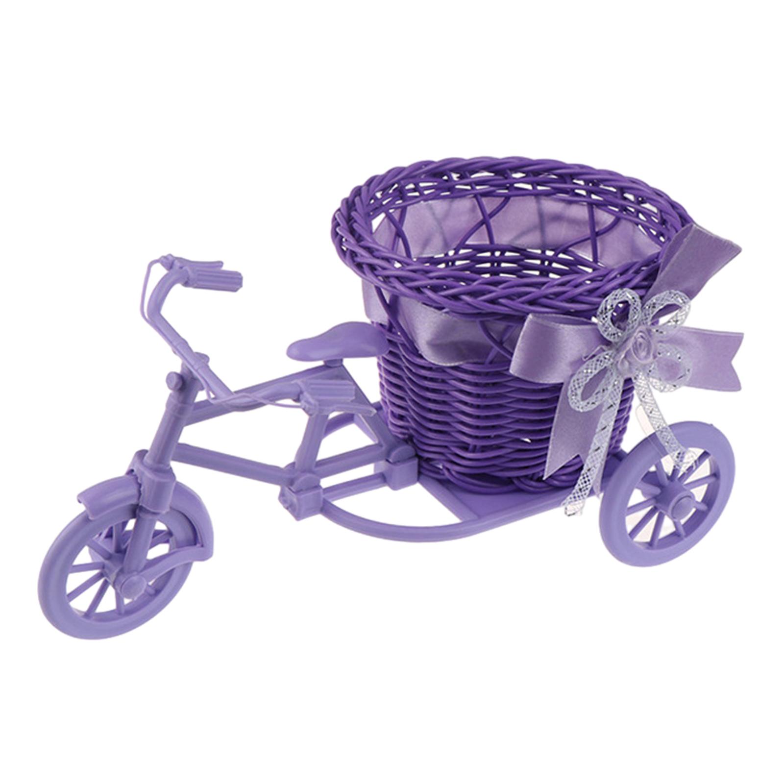Bicycle Artificial Flower Bask - Florist Supply Vases 评论和价格