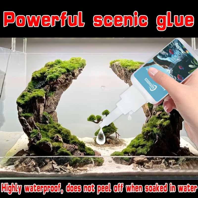 Aquarium Landscape Glue, Quick - Preserved Moss Sheet 评论和价格