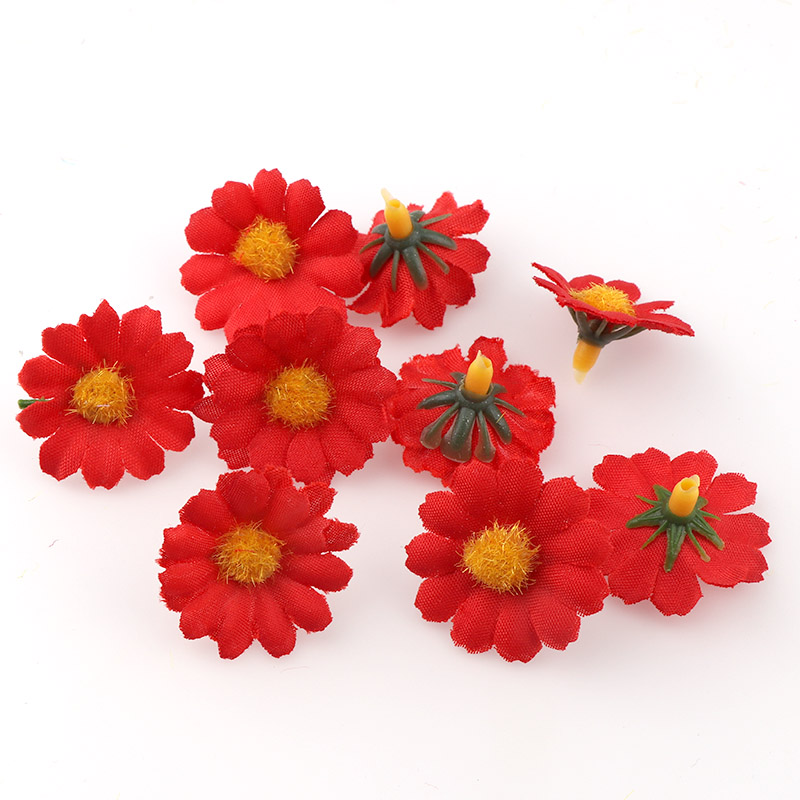 100PC/lot 2.5cm Mini Daisy Dec - Florist Supply Bulk 评论和价格