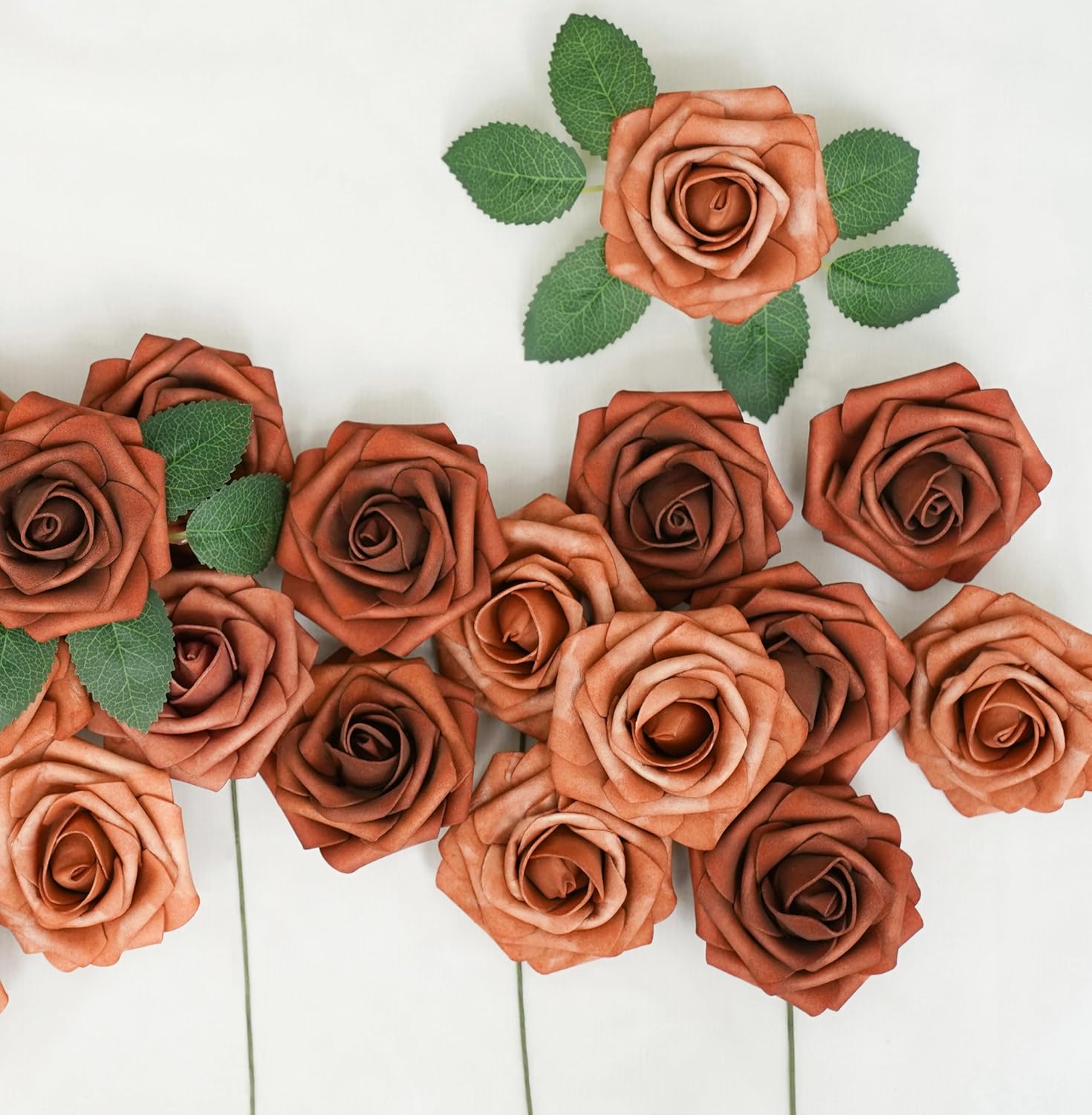 25pcs Artificial Rose for DIY  - Florist Supply Bulk 评论和价格