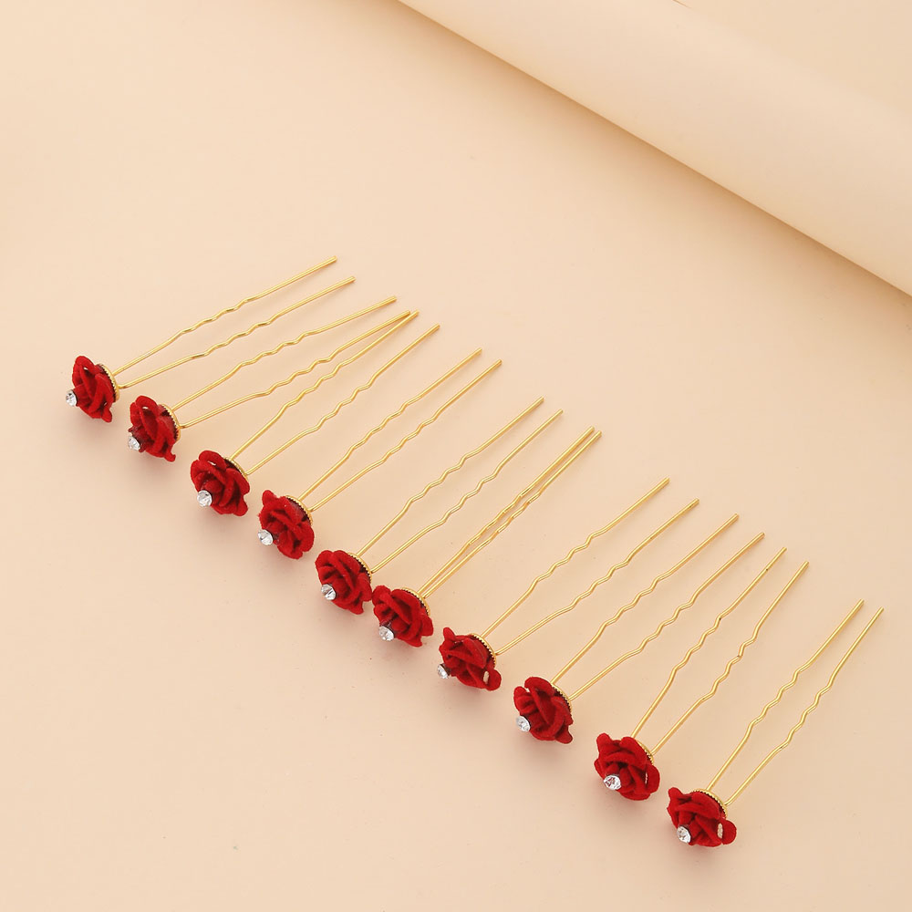 10Pcs Rose Hair Accessories We - Supply Florist 评论和价格