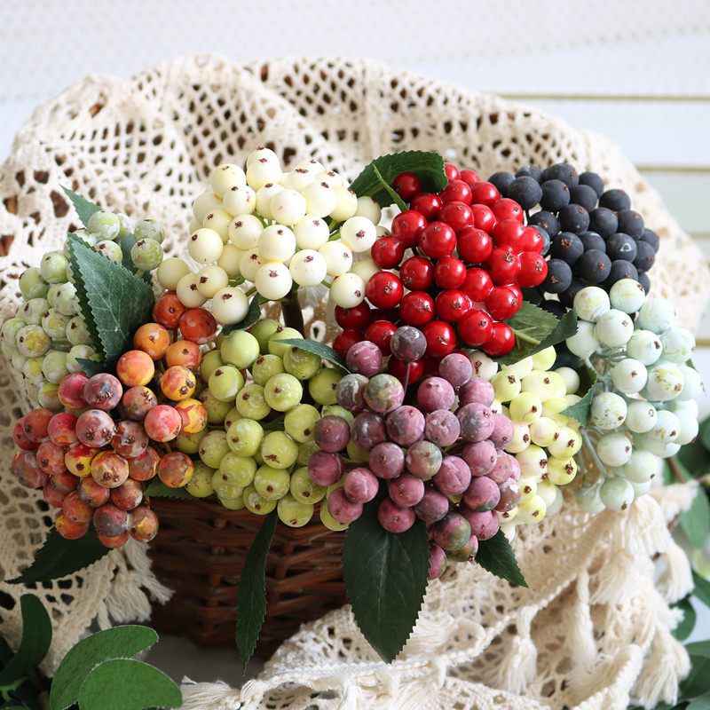 1Pcs Artificial Berry Stem Flo - Florist Supply Bulk 评论和价格