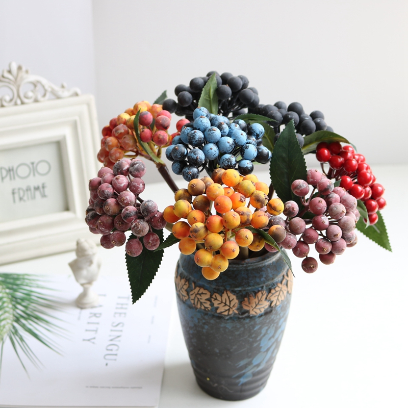 1Pcs Artificial Berry Stem Flo - Florist Supply Bulk 评论和价格