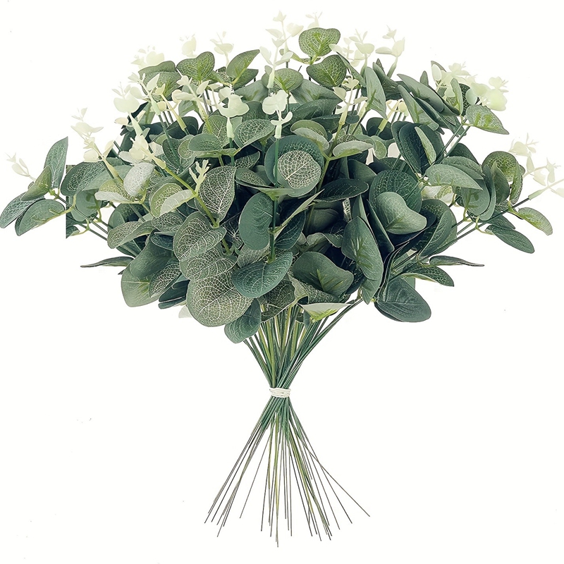 5/10/15Pcs Artificial Eucalypt - Eucalyptus Preserved 评论和价格
