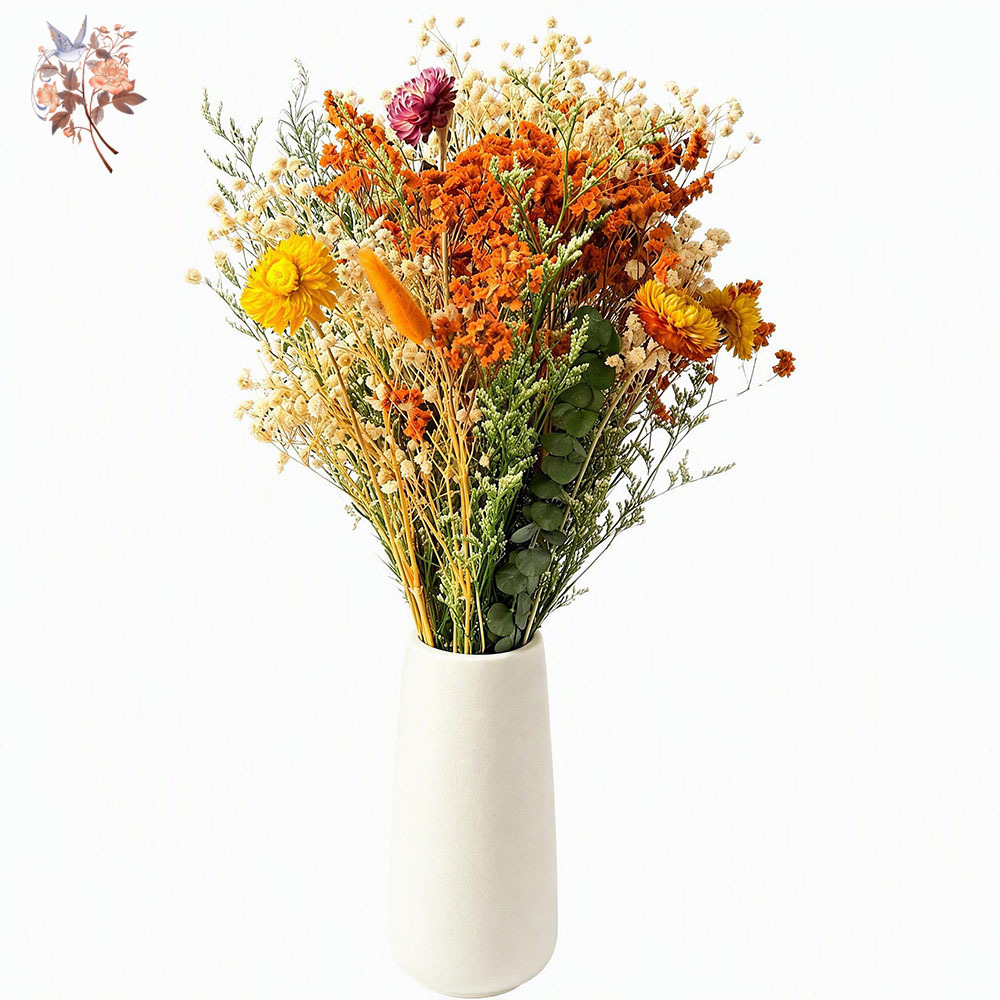 Autumn Dried Flowers Bouquet N - Eucalyptus Preserved 评论和价格