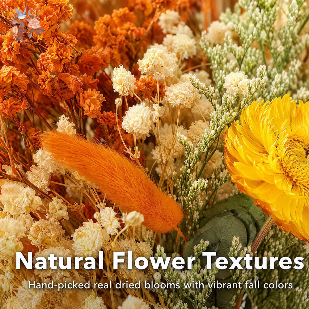 Autumn Dried Flowers Bouquet N - Eucalyptus Preserved 评论和价格