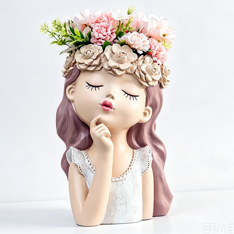 Contemplative Flower Fairy Vas - Florist Supply Vases 评论和价格