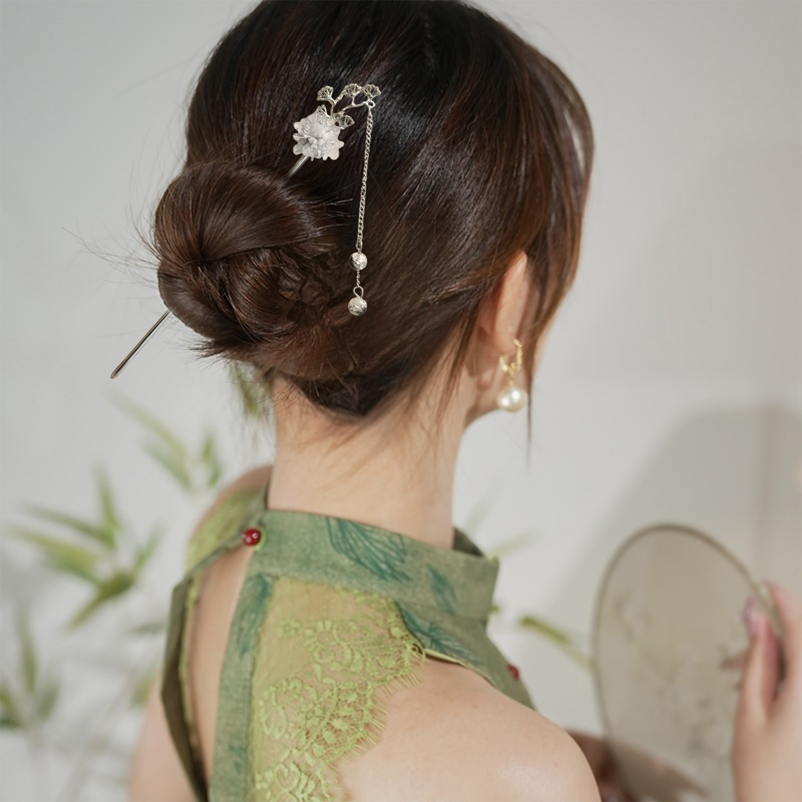 Elegant Flower Hair Sticks For - Supply Florist 评论和价格