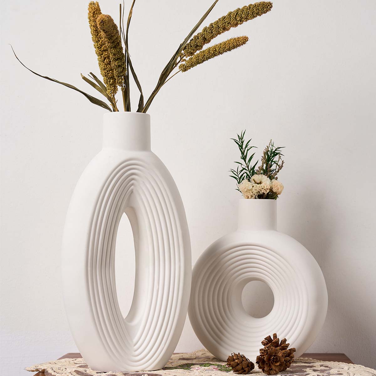 Nordic Stripe Vase Silicone Mo - Florist Supply Vases 评论和价格