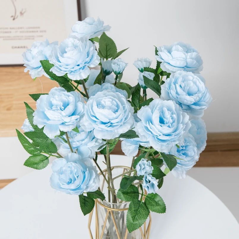 5/10pcs Long Stem Artificial R - Florist Supply Bulk 评论和价格