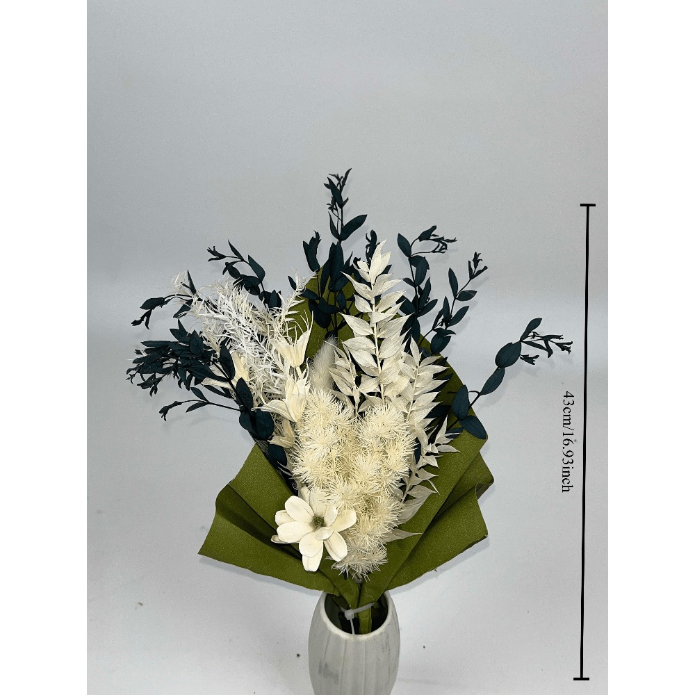 Preserved Dried Flower Bouquet - Eucalyptus Preserved 评论和价格